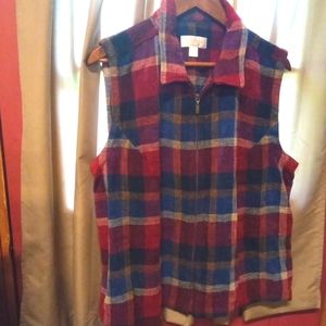 CJ Banks zip up vest